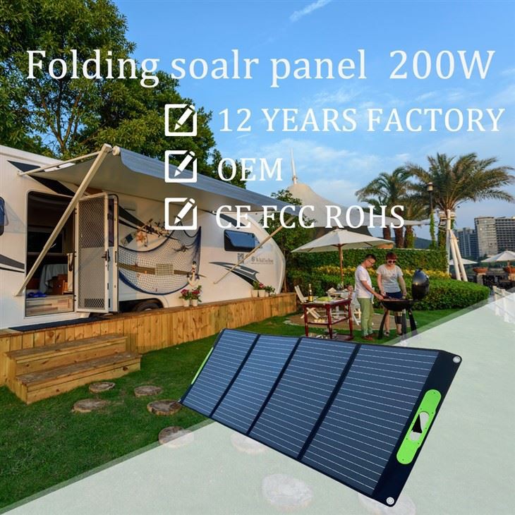 Taitettava aurinkopaneeli 200 W